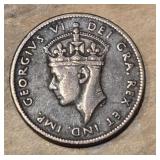 1943 Newfoundland Canada Penny - George VI