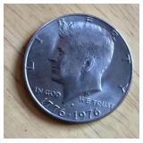 1776-1976 Bicentennial Kennedy half dollar-ERRORS