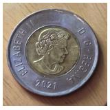2021 Canadian Toonie - Errors