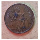 1963 United Kingdom One Penny