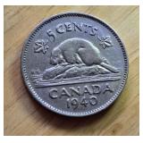 1940 Canadian Nickel-Errors