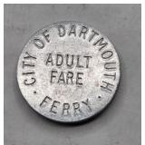 1967 Dartmouth NS Ferry Trade Token