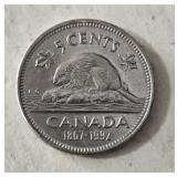1867-1992 CANADA 125th CONFEDERATION NICKEL