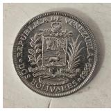 1989 Venezuelan 2 Bolivares coin