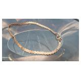 Italian .925 Silver Bracelet, 9 inches