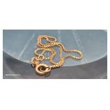 14k gold , 8 inch bracelet, 1.02g