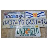 ASSORTED VINTAGE LICENSE PLATES