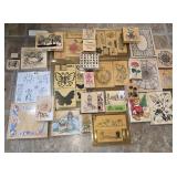 ASST RUBBER STAMPS -CRAFTING/SCRAPBOOKING
