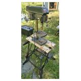 Craftsman 8' Drill Press & workmate table