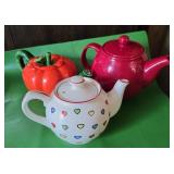 MARUHON WARE JAPAN/SADDLER/ASSORTED TEAPOTS