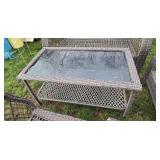 Resin Wicker Patio Coffee Table