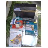 ASSORTED STATIONARY ITEMS/ACCESSORIES- SEE ALL