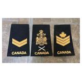 CDN Armed Forces Rank slides/ unit/training Crests