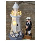 RUSTIC HANDCRAFTED NAUTICAL FOLKART/DECOR