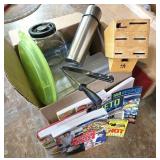 BOXFUL OF ASST KITCHEN ITEMS