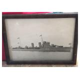 1930S CDN NAVY HMCS SKEEMA DESTROYER PHOTOGRAPH