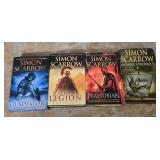 SIMON SCARROW FICTIONAL HARDCOVER BOOKS