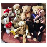 ASSORTED VINTAGE PLUSH TOYS