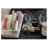 ASST VINTAGE CANDLES/CANDLE HOLDERS