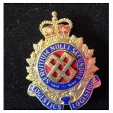 Royal Canadian  Logistics Service Cap Badge