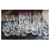 W.J. Hughes Corn Flower Glassware