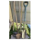 ASST VINTAGE GARDEN TOOLS