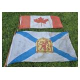 CDN / NOVA SCOTIA FLAGS/POLES