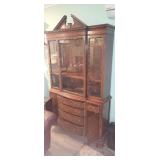 Mahogany early 20th Century China Cabinet