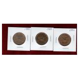 CANADA 1988 - 1990 LOONIE $1 COINS