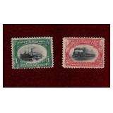 USA MINT 1901 PAN-AM EXPO STAMPS SCOTT #294-295