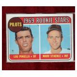 LOU PINIELLA 1969 TOPPS BASEBALL CARD