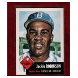 JACKIE ROBINSON 91 TOPPS ARCHIVES '53 REPRINT