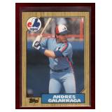 ANDRES GALARRAGA 1987 TOPPS TIFFINY BB CARD