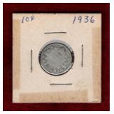 CANADA 1936 SILVER DIME