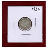 CANADA 1930 SILVER DIME