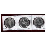 CALGARY STAMPEDE 1981-83 TRADE DOLLARS