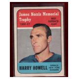 HARRY HOWELL 67-68 TOPPS NORRIS TROPHY CARD