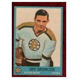 IRV SPENCER 62-63 TOPPS PTD CANADA HOCKEY note