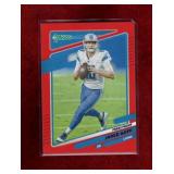 JARED GOFF 2021 DONRUSS PRESS PROOF FOOTBALL CARD
