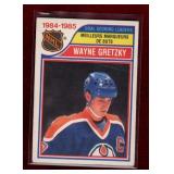 WAYNE GRETZKY 1985-86 OPC SCORING LDR CARD note