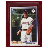 GAYLORD PERRY 1978 TOPPS BASEBALL CARD