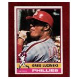 GREG LUZINSKI 1975 OPC BASEBALL CARD