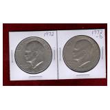 USA 1972 1972-D EISENHOWER $1 COIN