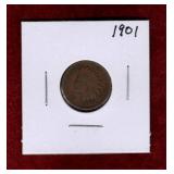 USA 1901 INDIAN HEAD PENNY