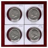 USA 1973 1973-D 1974 1974-D HALF DOLLARS