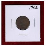 USA 1902 INDIAN HEAD PENNY