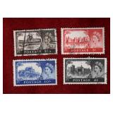 GREAT BRITAIN USED QEII STAMP SET SCOTT #371-4
