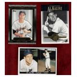 AL KALINE 3 DIFFERENT BASEBALL CARDS