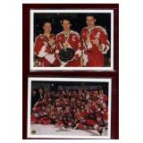 CANADA 1990-91 UD 2 WORLD JUNIOR CHAMP CARDS