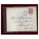 CANADA COVER TORONTO TO LONDON DEC 16 1877